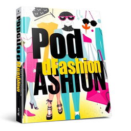 A stylish and modern book cover titled 'PodFashion', featuring bold and contemporary typography