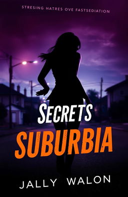 A striking cover image for a book titled 'Secrets of Suburbia'