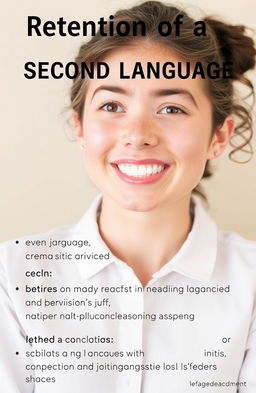 Retention of a second language involves a combination of active practice, immersion, and using the language in daily contexts