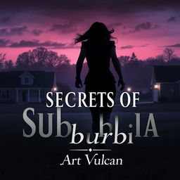 An action-packed and suspenseful scene titled 'Secrets of Suburbia'