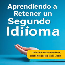 Una guía práctica titulada 'Aprendiendo a Retener un Segundo Idioma', que proporciona estrategias efectivas para la retención del idioma