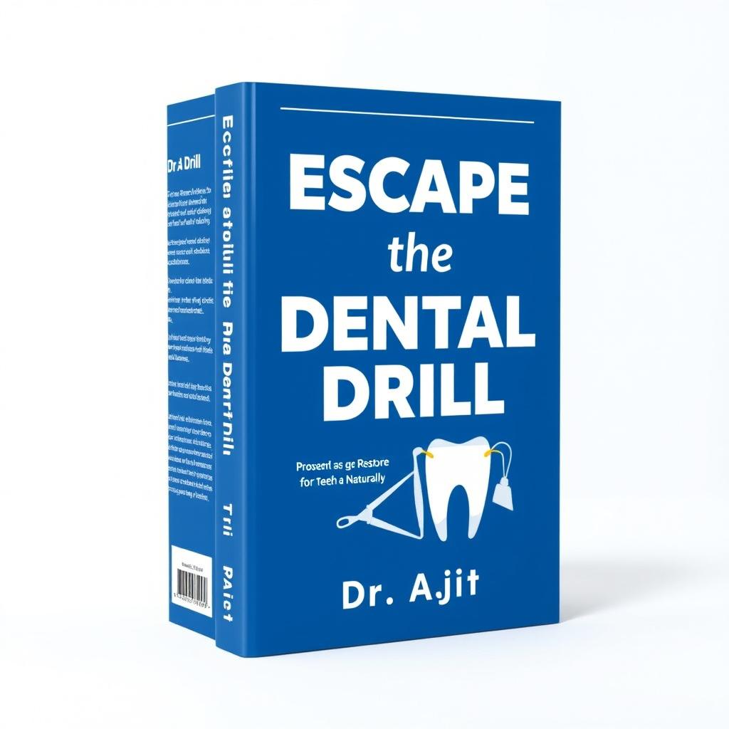 Book cover design for 'Escape the Dental Drill' by Dr