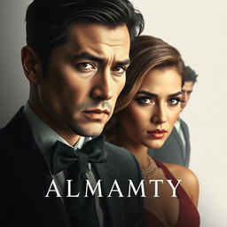 A Hollywood drama poster set in Almaty in the 1990s, focusing on themes of infidelity