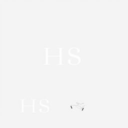 Proposals for a minimalist logo design for a brand named 'HS' that specializes in bed linens for hotels