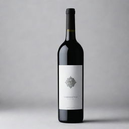 A minimalistic wine bottle design named 'Yarkhushta', incorporating minimalist design principles along with subtle Armenian details or motifs