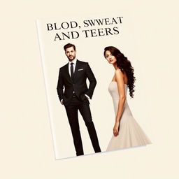 A minimalist book cover featuring an alpha CEO and a princess