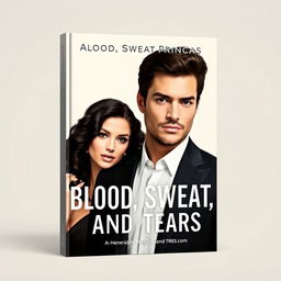 A minimalist book cover featuring an alpha CEO and a princess