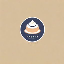 Design a minimalist, casual logo for a pastry company named 'Pastry Paradise'. It should evoke a sense of comfort and pleasure reminiscent of a dessert wonderland.