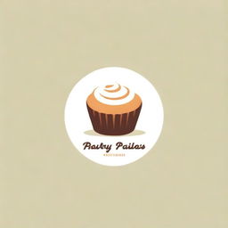 Design a minimalist-style logo for a company named 'Pastry Paradise,' focusing on chic bakery imagery.