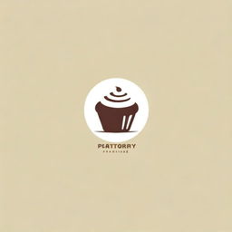 Design a minimalist-style logo for a company named 'Pastry Paradise,' focusing on chic bakery imagery.