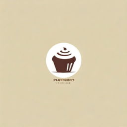 Design a minimalist-style logo for a company named 'Pastry Paradise,' focusing on chic bakery imagery.