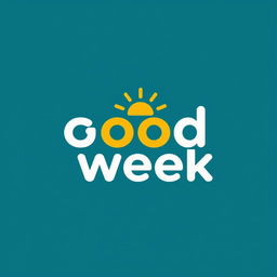 A creative logo design for a company named 'Good Week'