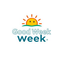 A creative logo design for a company named 'Good Week'