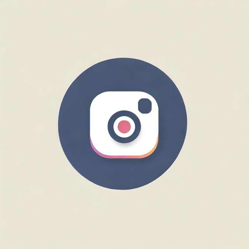 Create a unique and creative logo for an Instagram account, incorporating the typical Instagram-style with a modern and fresh design twist.