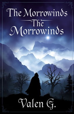 A captivating fantasy and mystery-themed book cover featuring the title "The Morrowinds" prominently displayed at the top