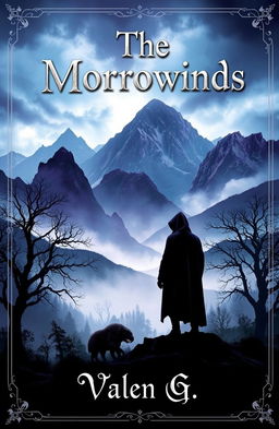 A captivating fantasy and mystery-themed book cover featuring the title "The Morrowinds" prominently displayed at the top