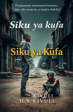 A book cover for 'Siku ya Kufa' by H