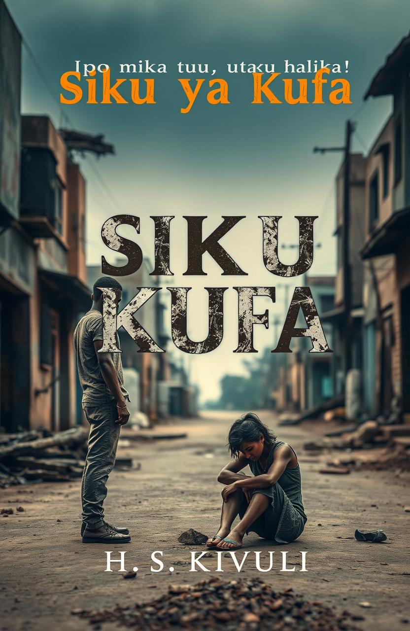 A book cover for 'Siku ya Kufa' by H