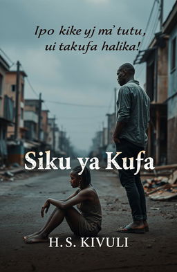 A book cover for 'Siku ya Kufa' by H