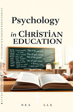 A visually appealing book cover design for a Christian educational psychology book