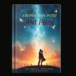 A book cover design for a collection of short stories and poems titled 'CERPEN DAN PUISI'