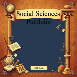 Create a captivating cover page for a Social Sciences portfolio