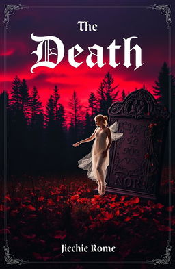 A captivating English cover page centered around the theme of death