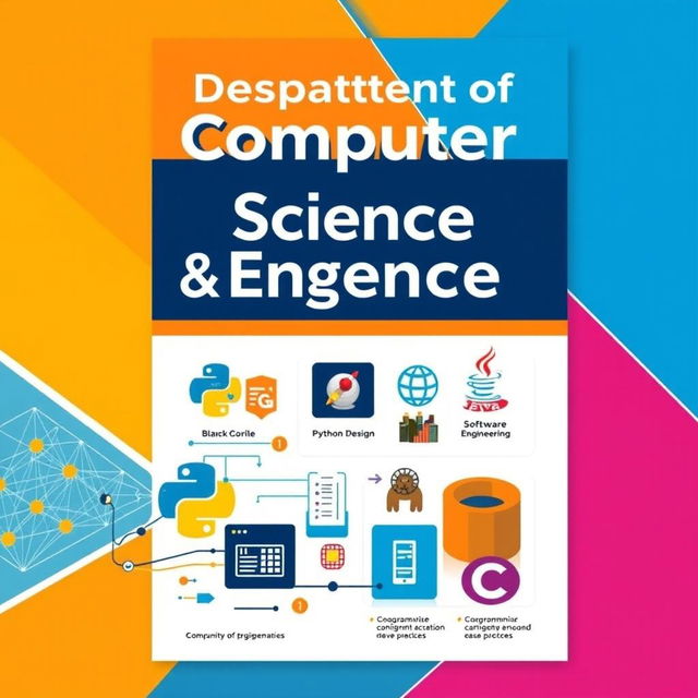 A visually striking cover design for the Department of Computer Science and Engineering