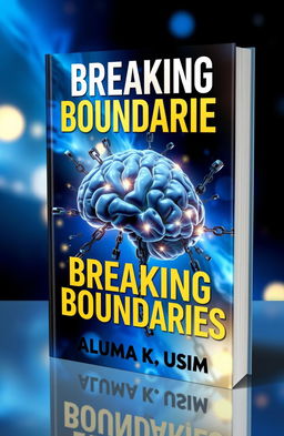 A 3D ebook cover titled 'Breaking Boundaries' by Aluma K Usim