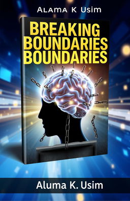 A 3D ebook cover titled 'Breaking Boundaries' by Aluma K Usim