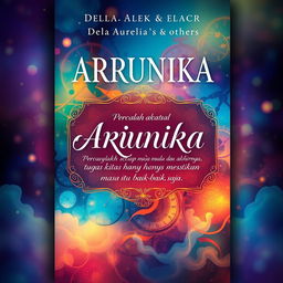 A book cover design for the title "ARUNIKA" by Dela Aurelia and others