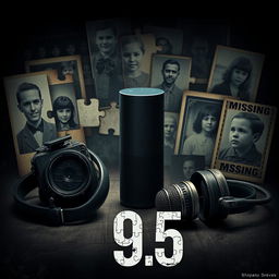 A dark and unsettling movie poster for a thriller titled '9