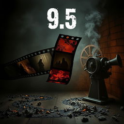 A suspenseful movie poster for a film titled '9