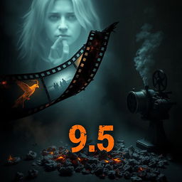 A suspenseful movie poster for a film titled '9