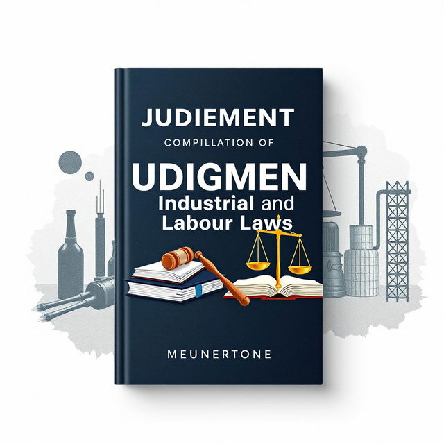 A striking cover page for a book titled 'Judgment Compilation of Industrial and Labour Laws'