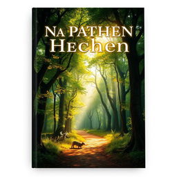 A captivating book cover design for a book titled "Na PATHEN Hechen in"