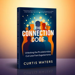 A visually striking book cover for 'The Connection Code: Unlocking the Power of Relationships' by Curtis Waters