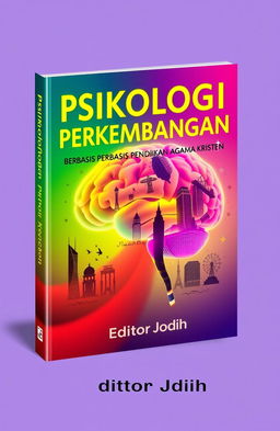 A book cover design titled 'Psikologi Perkembangan Berbasis Pendidikan Agama Kristen'