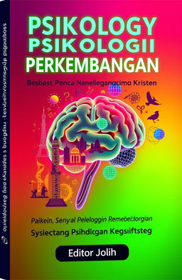 A book cover design titled 'Psikologi Perkembangan Berbasis Pendidikan Agama Kristen'