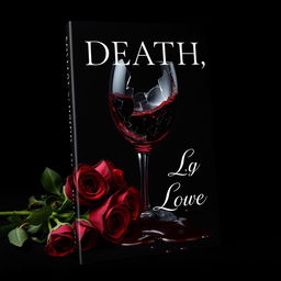 A book cover design for 'Death, My Love', featuring a dark and haunting aesthetic