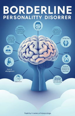 An informative illustration that captures the essence of Borderline Personality Disorder (BPD) in the context of psychology