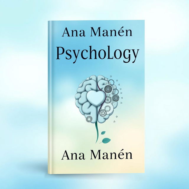 A book cover design for a psychology-themed book featuring the name 'Ana Manén' prominently displayed