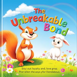 A delightful children's book cover titled 'The Unbreakable Bond'