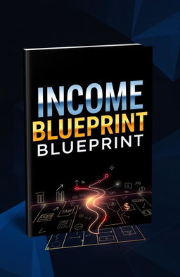 A dark and enigmatic ebook cover for 'Ultimate Income Blueprint'