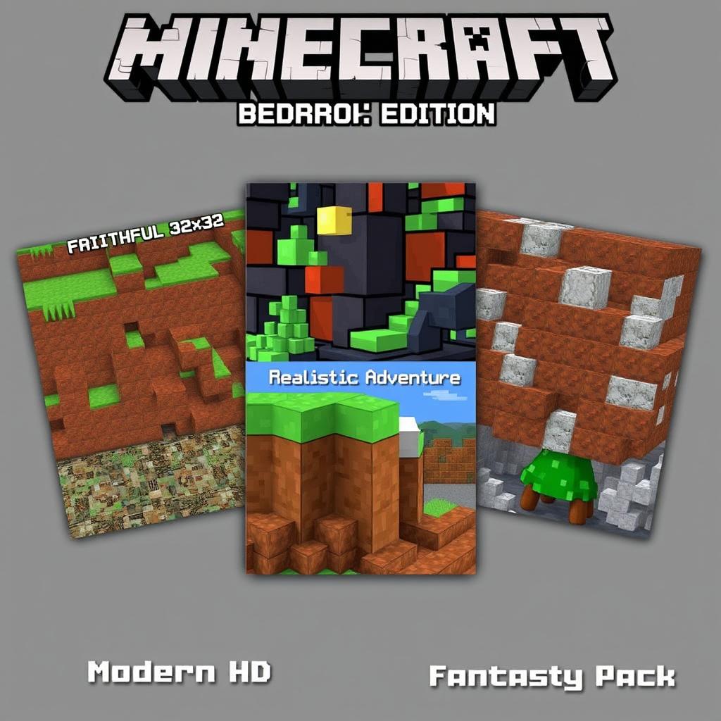 Transform Your Minecraft Experience with Five Unique Texture Packs!