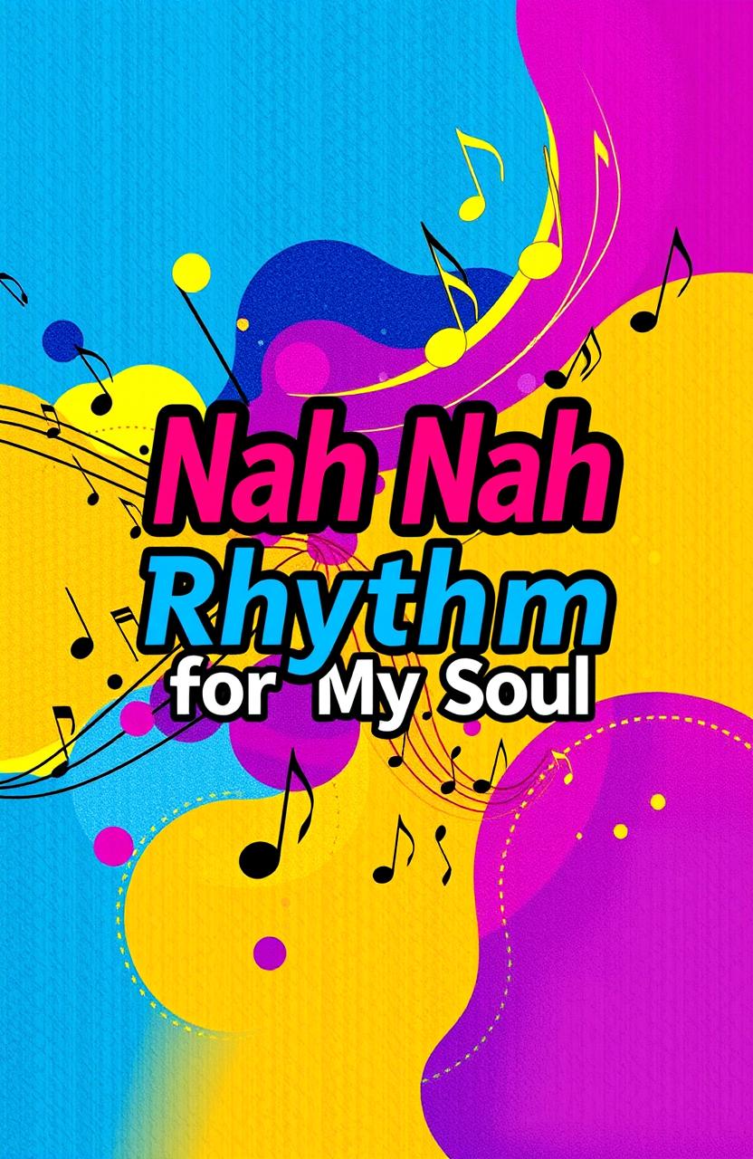 A vibrant and dynamic song cover for a track titled 'Nah Nah Rhythm for My Soul'