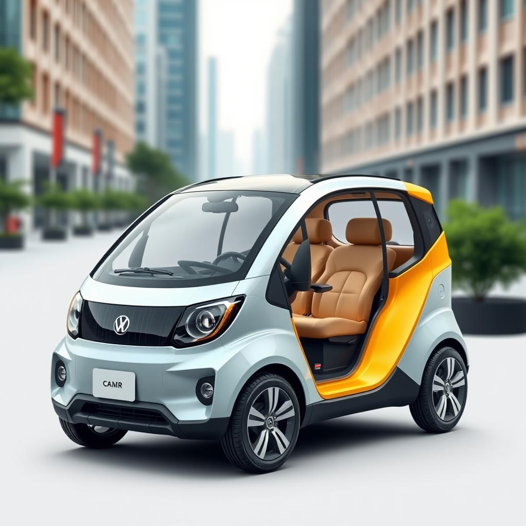 A conceptual design of an affordable and economical car tailored for lower-class individuals, emphasizing functionality and style