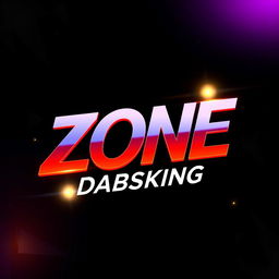 An eye-catching album cover for the music album titled 'Zone' by the musician Dabsking