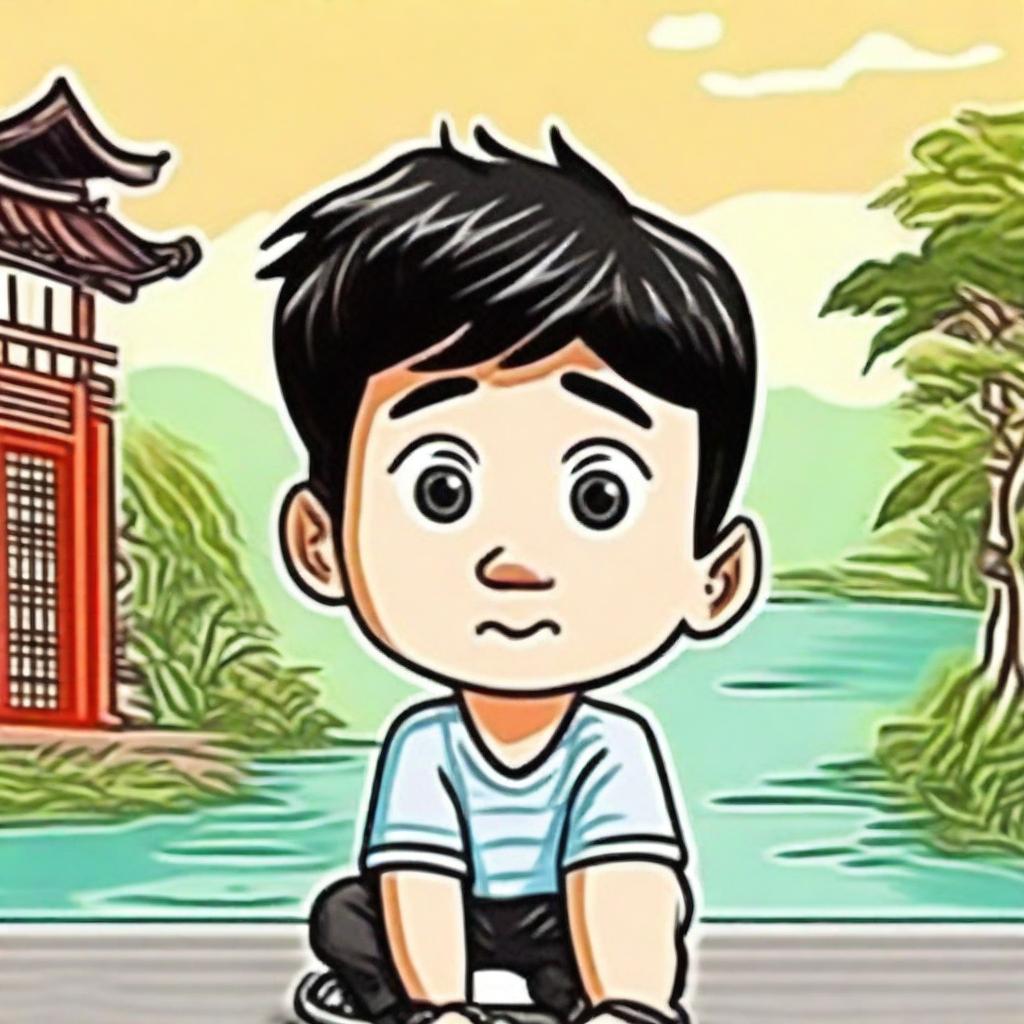 Create a cartoon version of a high-quality portrait photo with exaggerated yet harmonious features, maintaining the essence and individuality of the character.