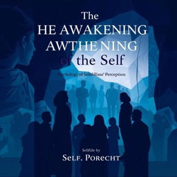 A book cover design featuring the title 'The Awakening of the Self: Psychology of Self-Perception'